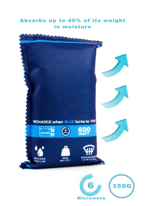 6x Car Home Dehumidifier Large Dry Bag Moisture Killer Absorber Pad Reusable Microwave UKB4C - Dynamic Drive