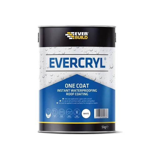 Everbuild Sika EVERCRYL® One Coat White 5kg Everbuild Sika - Dynamic Drive