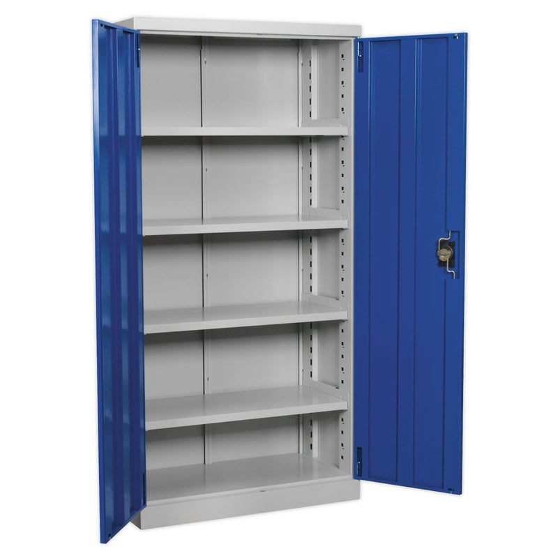 Sealey Industrial Cabinet 4 Shelf 1800mm APICCOMBOF4 Sealey - Dynamic Drive