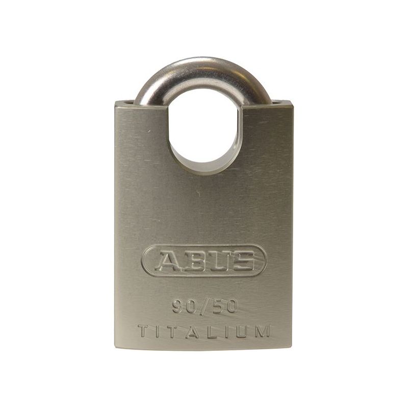 Abus Mechanical 90RK/50 TITALIUM™ Padlock Closed Shackle Carded ABUS Mechanical - Dynamic Drive