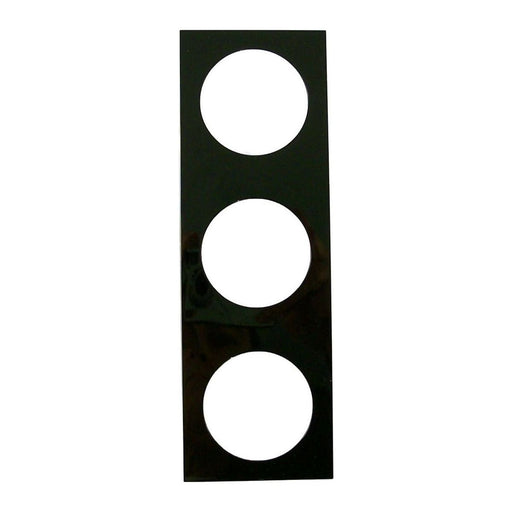 Triple Frame Gloss Black Get More Switch and Socket Options with a Triple Fr W4 - Dynamic Drive