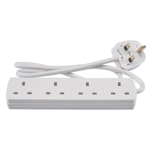 Draper 4 Way Extension Lead, 1m 02910 Draper - Dynamic Drive