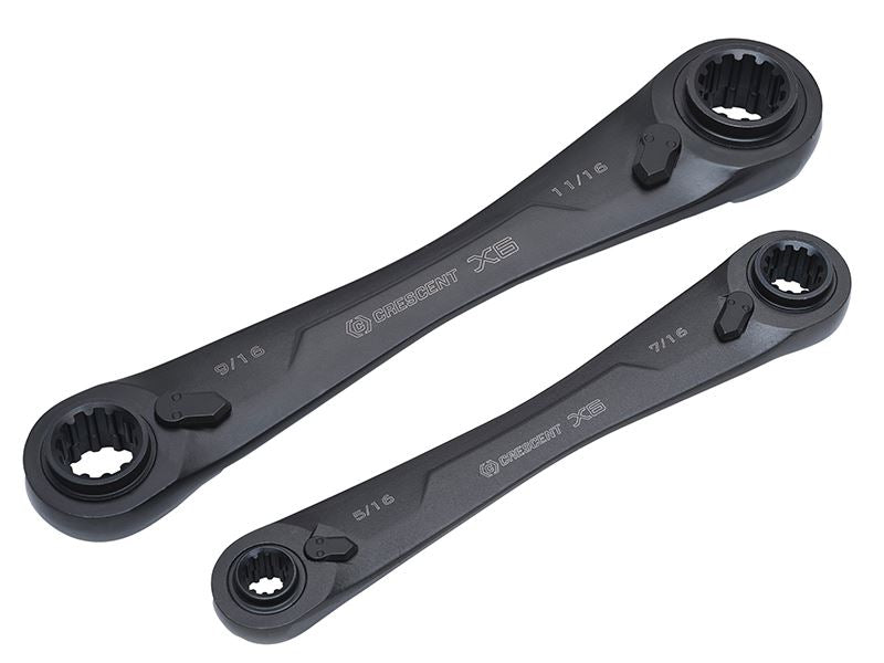 Crescent® X6™ Ratcheting Spanner Set, 2 Piece Crescent® - Dynamic Drive