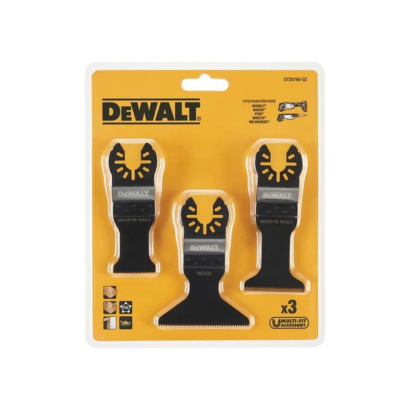 Dewalt Power Tools DT20760 Oscillating Blade Set, 3 Piece DeWALT Power Tools - Dynamic Drive