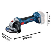 Bosch GWS 18V-7 Professional Angle Grinder 115mm 18V 2 x 4.0Ah Li-ion Bosch - Dynamic Drive