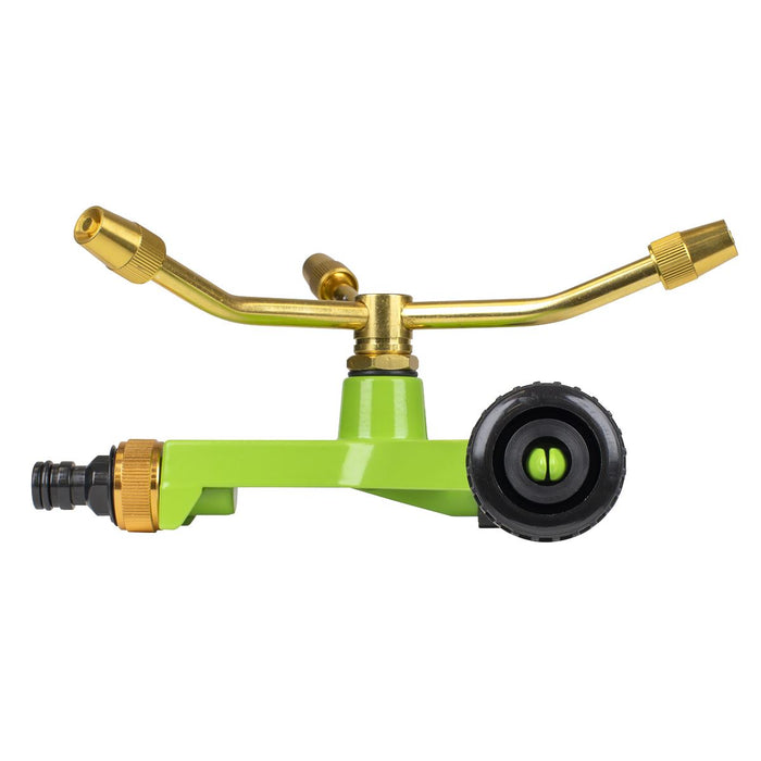 Sealey 3-Arm Brass Sprinkler with Metal Wheeled Base JS2032 Sealey - Dynamic Drive