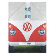 Vw Double Sleeping Bag Reversable Blue/Red 190Cm X 150Cm OL0183 Board Masters - Dynamic Drive