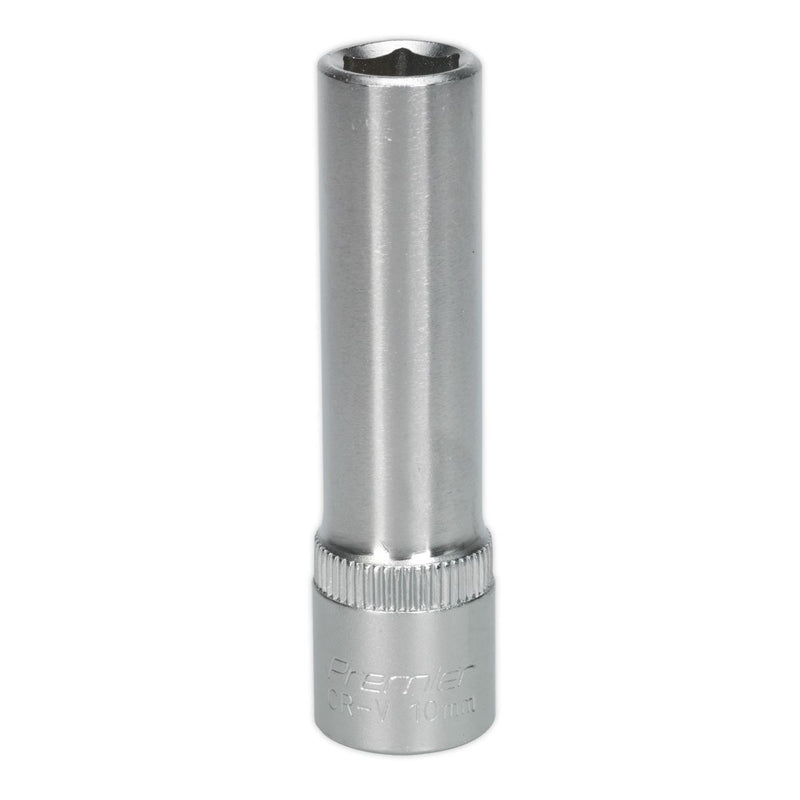 Sealey WallDrive Socket 10mm Deep 3/8"Sq Drive S3810D Sealey - Dynamic Drive