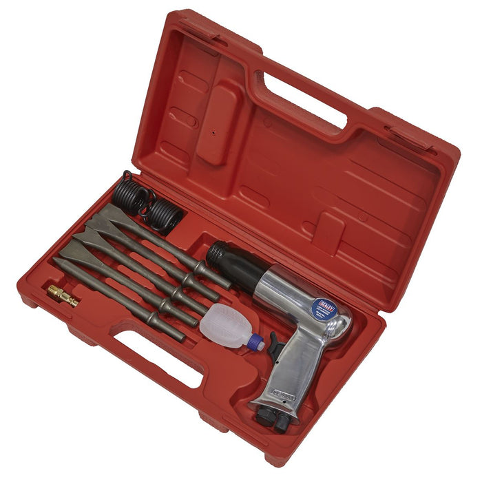Sealey Air Hammer with Chisels Long Stroke SA11 Sealey - Dynamic Drive