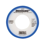 Silverline White PTFE Thread Seal Tape 10pk 12mm x 12m Silverline - Dynamic Drive