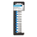 Silverline Socket Set 1/4" Drive 6pt Imperial 9pce 3/16" - 1/2" Silverline - Dynamic Drive
