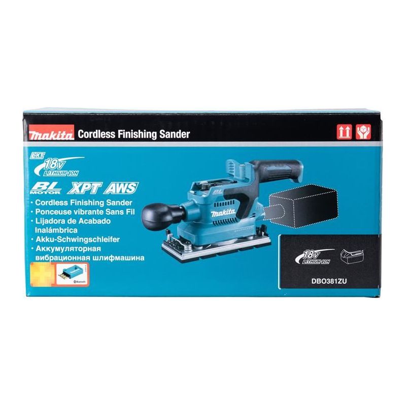 Makita DBO381ZU LXT Finishing Sander 18V Bare Unit Makita - Dynamic Drive