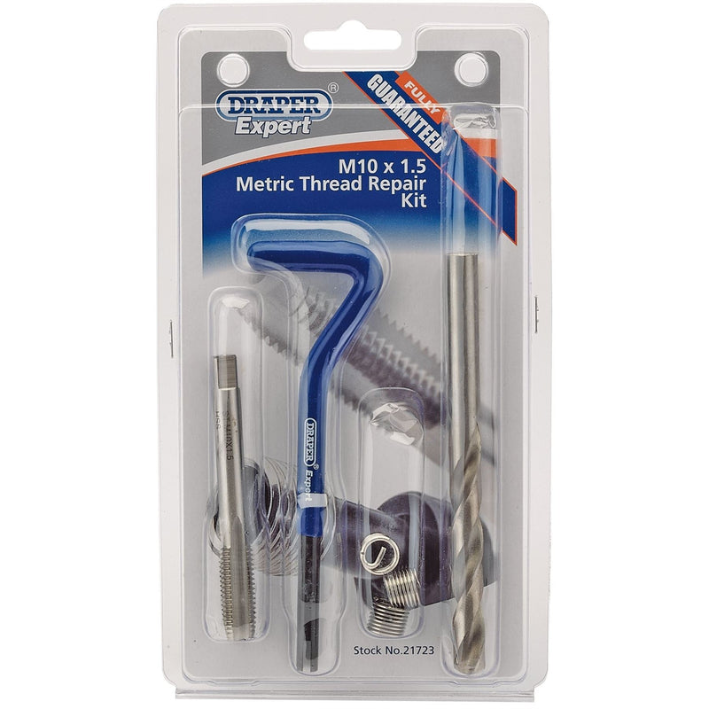 Draper Metric Thread Repair Kit, M10 x 1.5 21723 Draper - Dynamic Drive
