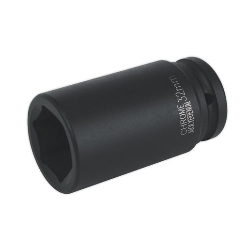 Sealey Impact Socket 32mm Deep 3/4"Sq Drive IS3432D Sealey - Dynamic Drive