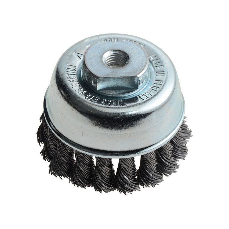 Lessmann Knot Cup Brush 65mm M10x2.0, 0.50 Steel Wire Lessmann - Dynamic Drive