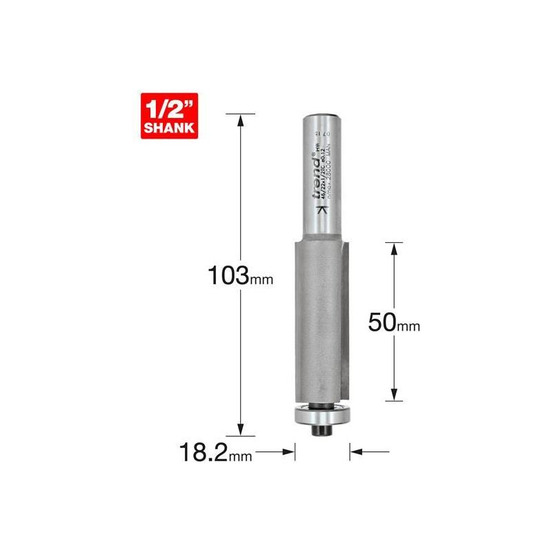 Trend 46/22 x 1/2 TCT 90° Template Profiler 18.2 x 50mm Trend - Dynamic Drive