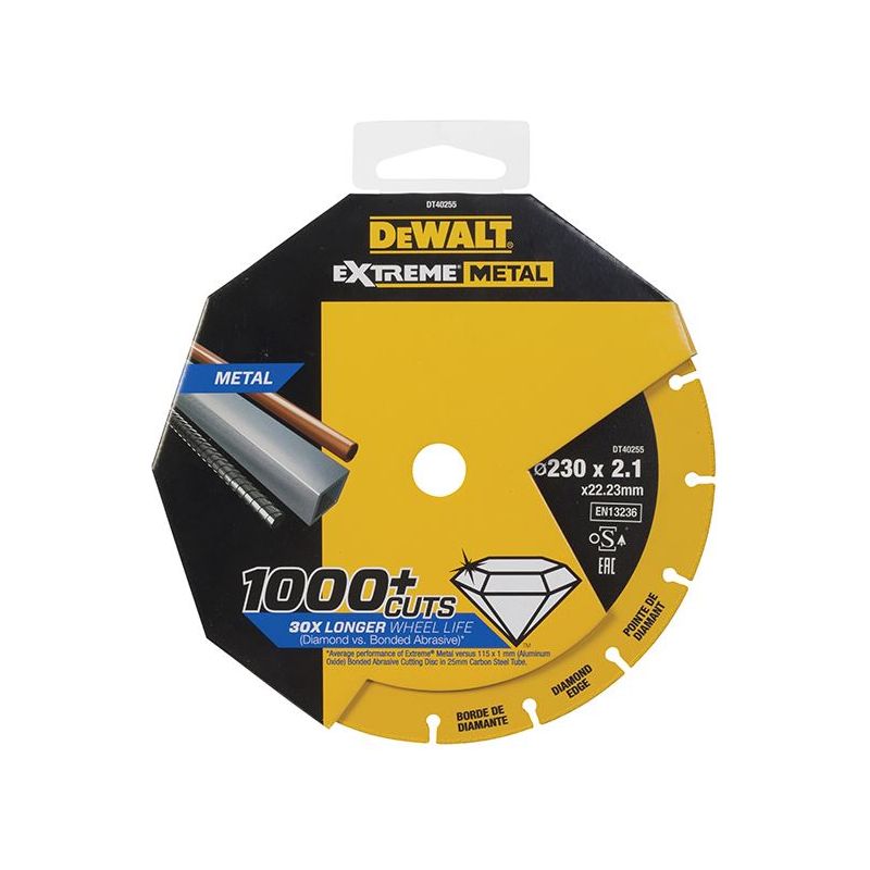 Dewalt Power Tools Extreme Metal Cut Off Saw Blade 230 x 22.23 x 2.10mm DeWALT Power Tools - Dynamic Drive
