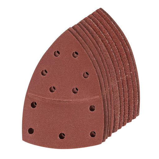 Silverline Hook & Loop Multi-Sander Sheets 102 x 62mm, 93mm 10pk Silverline - Dynamic Drive