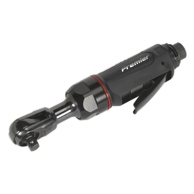 Sealey Premier 3/8" Square Drive Mini Air Ratchet Wrench Mechanic Workshop Sealey  - Dynamic Drive
