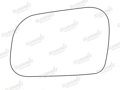 Summit Stick-On Anti Dazzle Mirror Glass fits Rover 200 400 LHS Summit - Dynamic Drive