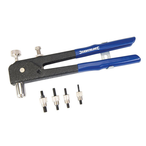 Silverline Threaded Rivet Nut Insert Tool Kit 86pce 3 - 8mm Silverline - Dynamic Drive