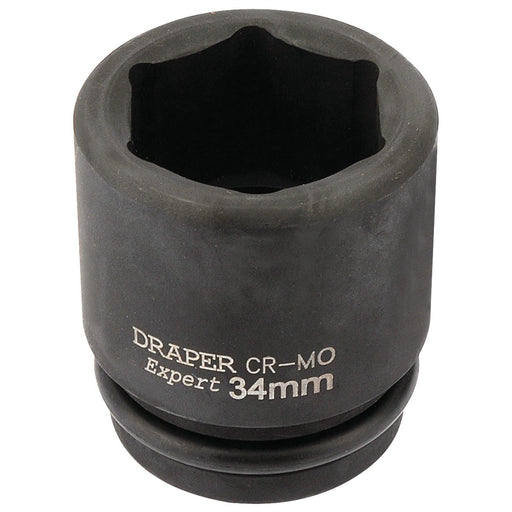 Draper HI-TORQ 6 Point Impact Socket, 3/4" Sq. Dr., 34mm 93267 Draper - Dynamic Drive