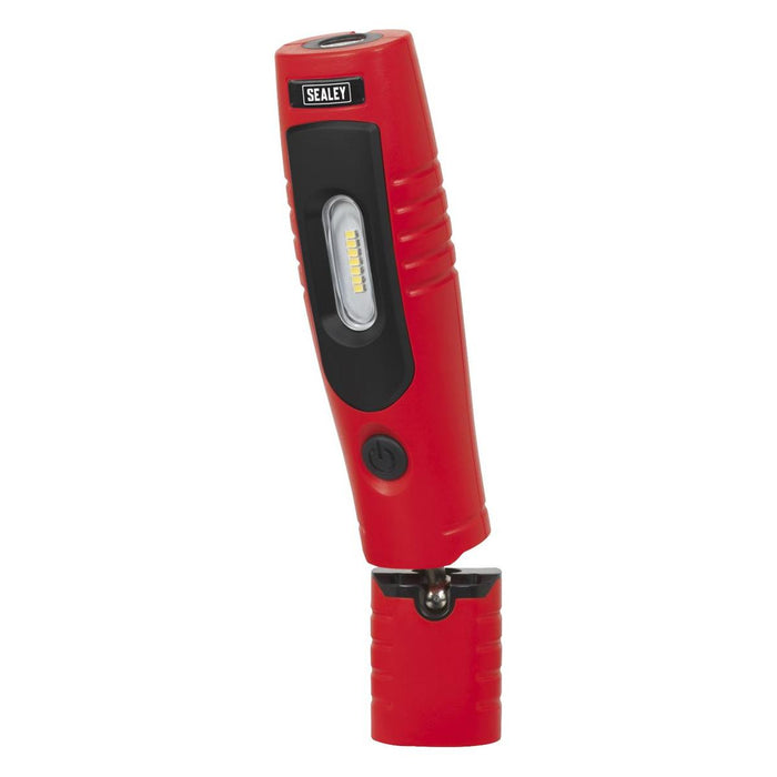 Sealey Rechargeable 360 Inspection Light 7 SMD & 3W SMD LED Red Lithium-ion Sealey - Dynamic Drive