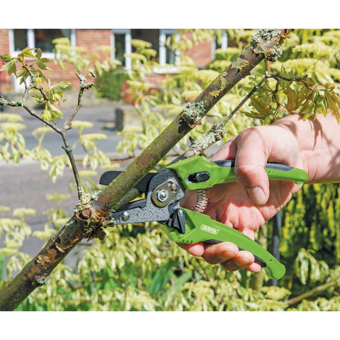 Draper Soft Grip Anvil Pattern Secateurs, 200mm 45315 Draper - Dynamic Drive