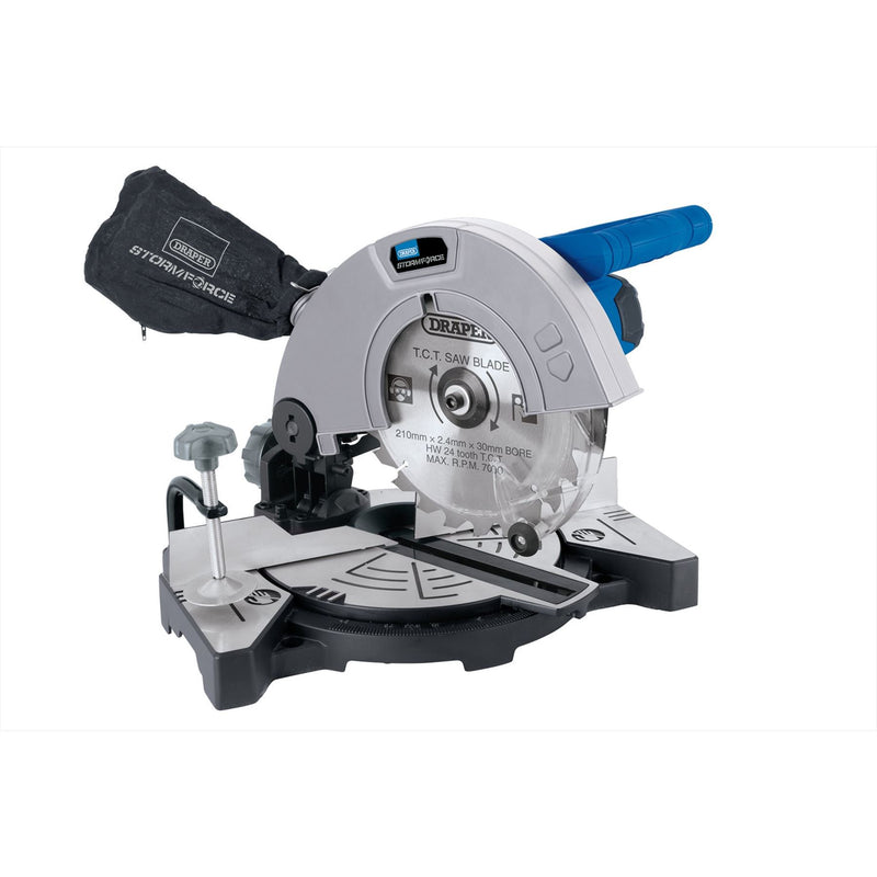 Draper Storm Force Mitre Saw, 210mm, 1100W 21307 Draper - Dynamic Drive