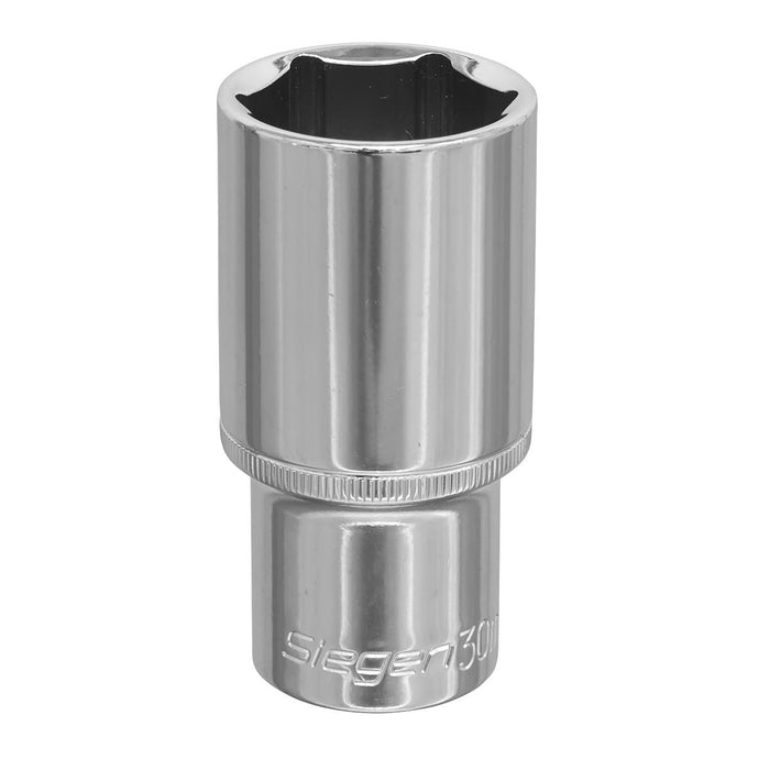 Sealey WallDrive Socket 30mm Deep 1/2"Sq Drive S0682 Siegen by Sealey - Dynamic Drive