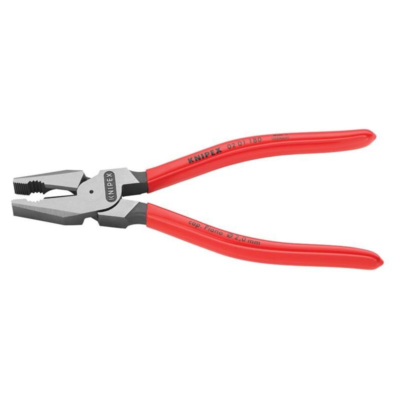 Knipex High Leverage Combination Pliers PVC Grip 180mm Knipex - Dynamic Drive