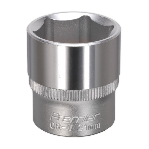 Sealey WallDrive Socket 21mm 3/8"Sq Drive S3821 Sealey - Dynamic Drive