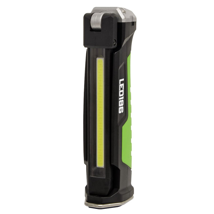Sealey LED186 Rechargeable Slim Folding Inspection Lamp 6W COB LED + 1W LED Li-i Sealey  - Dynamic Drive