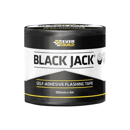 Everbuild Sika Black Jack® Flashing Tape, DIY 100mm x 3m Everbuild Sika - Dynamic Drive