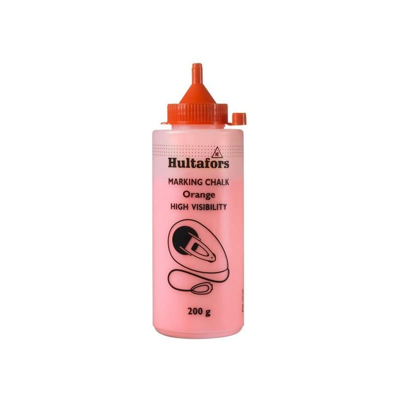 Hultafors Chalk Line Chalk High-vis Orange 200g Hultafors - Dynamic Drive