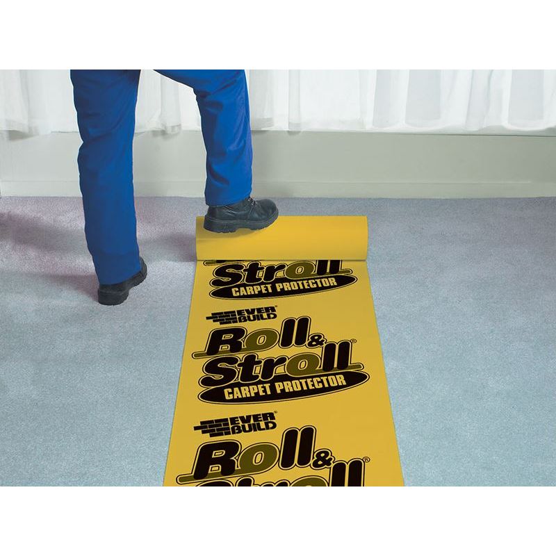 Everbuild Sika Roll & Stroll Premium Carpet Protector 600mm x 25m Everbuild Sika - Dynamic Drive
