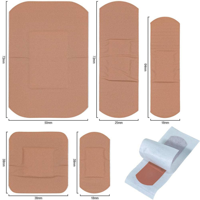 Safety First Aid HypaPlast Assorted Washproof Plasters - Pack of 100 Safety First Aid Group  - Dynamic Drive