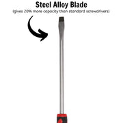 Teng Tools Flat Screwdriver 1.6 x 10.0 x 200mm XL Teng Tools - Dynamic Drive