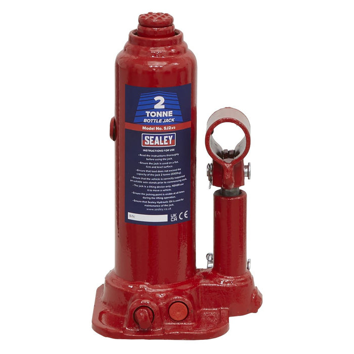 Sealey Bottle Jack 2tonne SJ2 Sealey  - Dynamic Drive