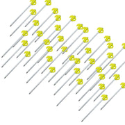 60 x Titan Glow in the Dark Ground Rock Pegs 20cm 8" Via Mondo - Dynamic Drive