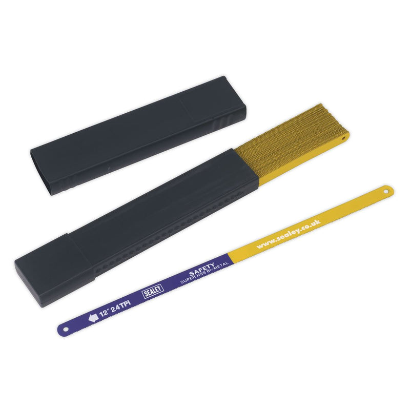 Sealey Hacksaw Blade 300mm HSS Bi-Metal 24tpi Pack of 50 HSB5024 Sealey - Dynamic Drive