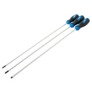 Draper Extra Long Reach Soft Grip Screwdriver Set, 450mm (3 Piece) 32603 Draper - Dynamic Drive