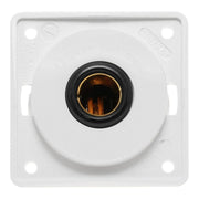 12V Single Pole Socket White (21223W) Convenient White 12V Single Pole Socke W25 - Dynamic Drive