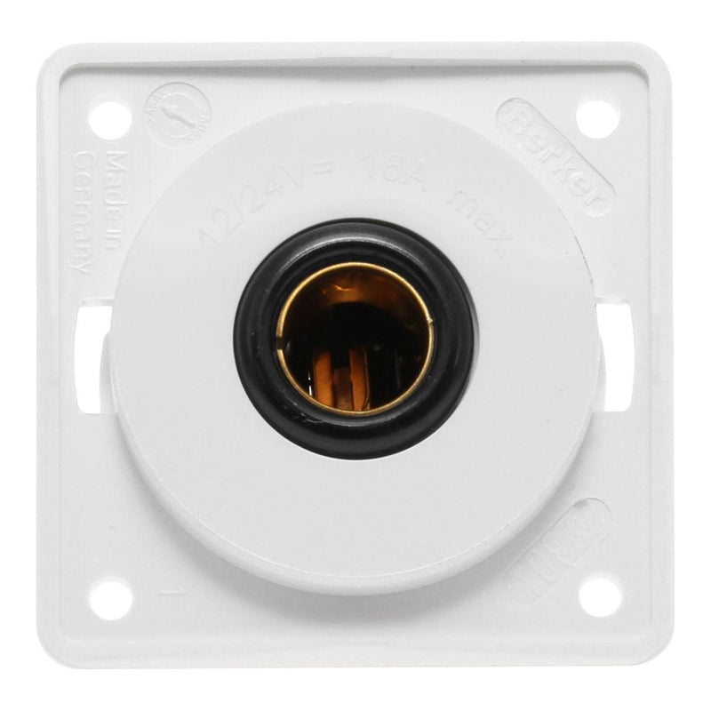 12V Single Pole Socket White (21223W) Convenient White 12V Single Pole Socke W25 - Dynamic Drive