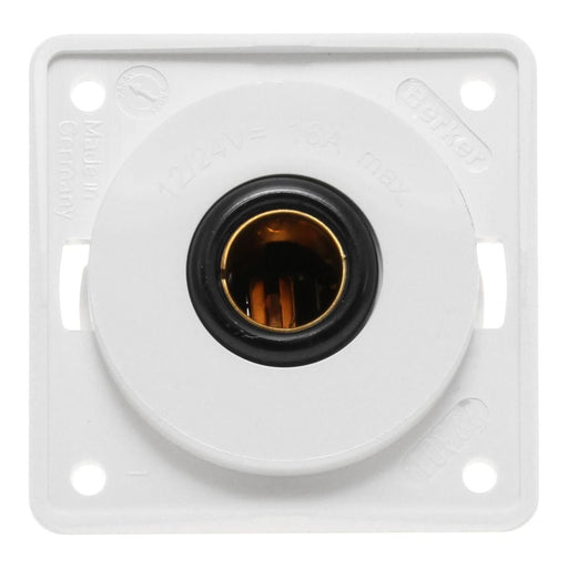 12V Single Pole Socket White (21223W) Convenient White 12V Single Pole Socke W25 - Dynamic Drive