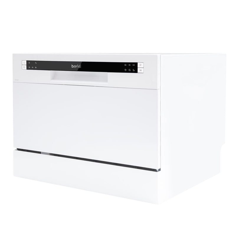 Baridi Tabletop Dishwasher 6 Place Settings 6.5L Capacity - White DH83 Baridi - Dynamic Drive