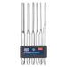 Sealey Parallel Pin Punch Set 6pc 200mm AK9128L Sealey - Dynamic Drive