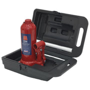 Sealey Bottle Jack 5 Tonne with Storage Case SJ5BMC Sealey - Dynamic Drive