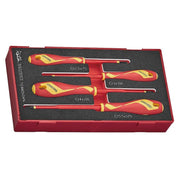 Teng Tools Insulated Screwdriver Set Flat FOAM1 4 Pieces Teng Tools - Dynamic Drive