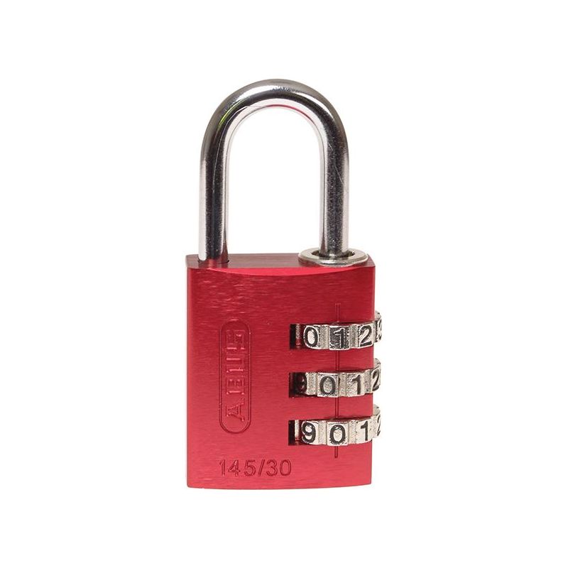 Abus Mechanical 145/30 30mm Aluminium Combination Padlock Red 46578 ABUS Mechanical - Dynamic Drive